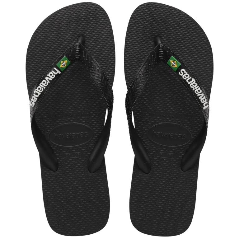 Ojota Brasil Logo Negro Havaianas