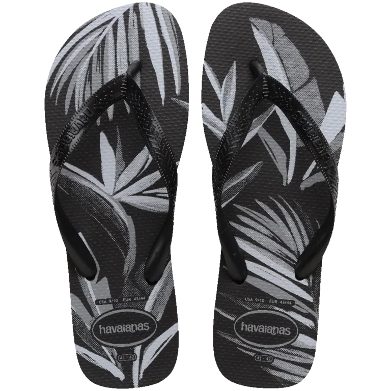 Ojota Aloha Negro y Gris Havaianas