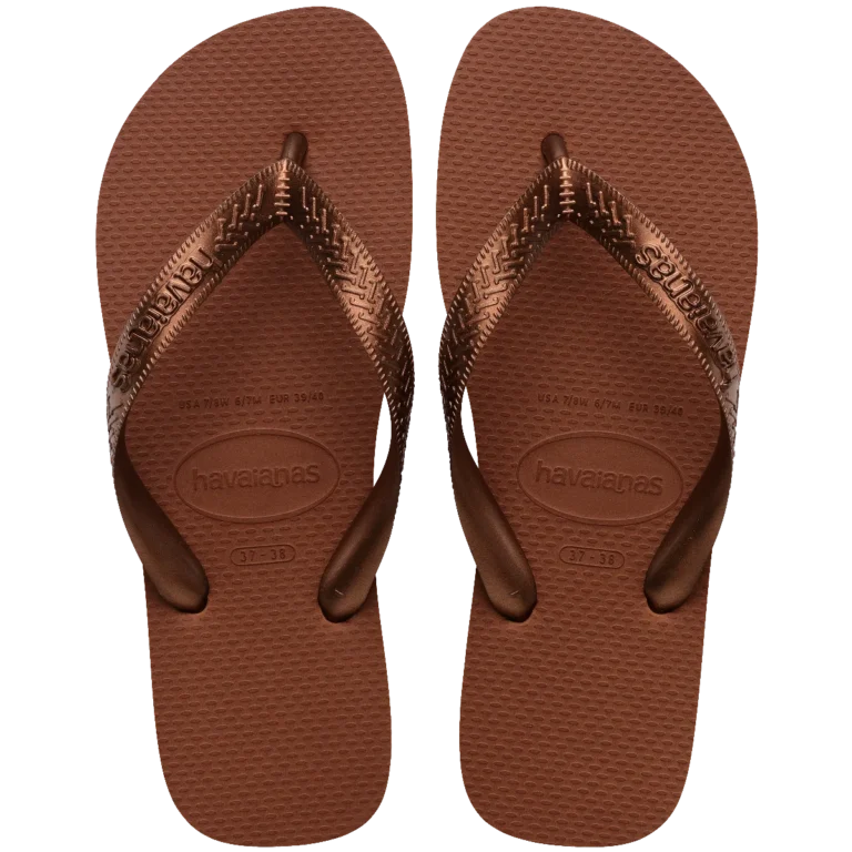 Ojota Top Tiras Naranja oscuro Havaianas