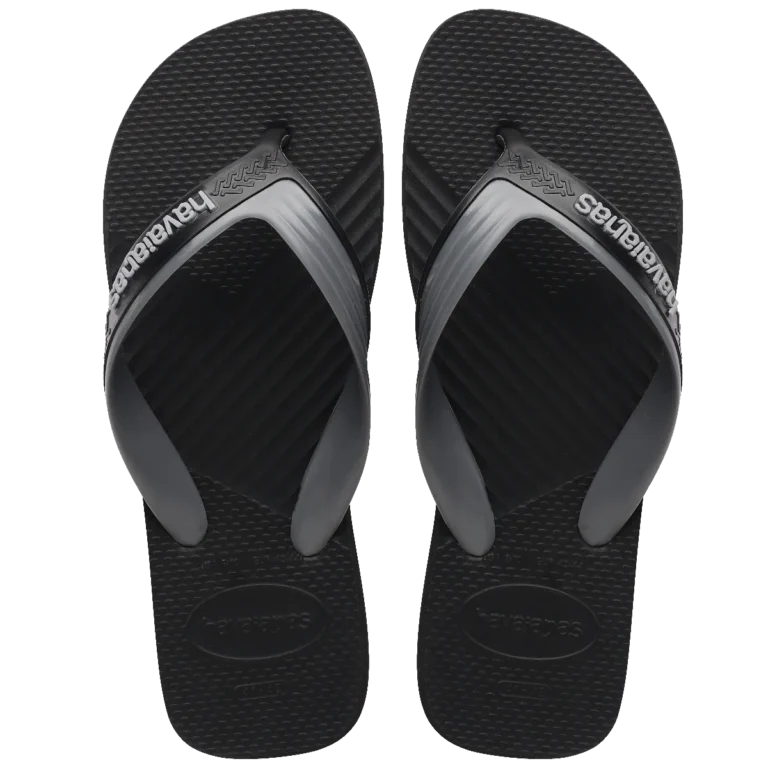 Ojota Dual Gris acero y Negro Havaianas